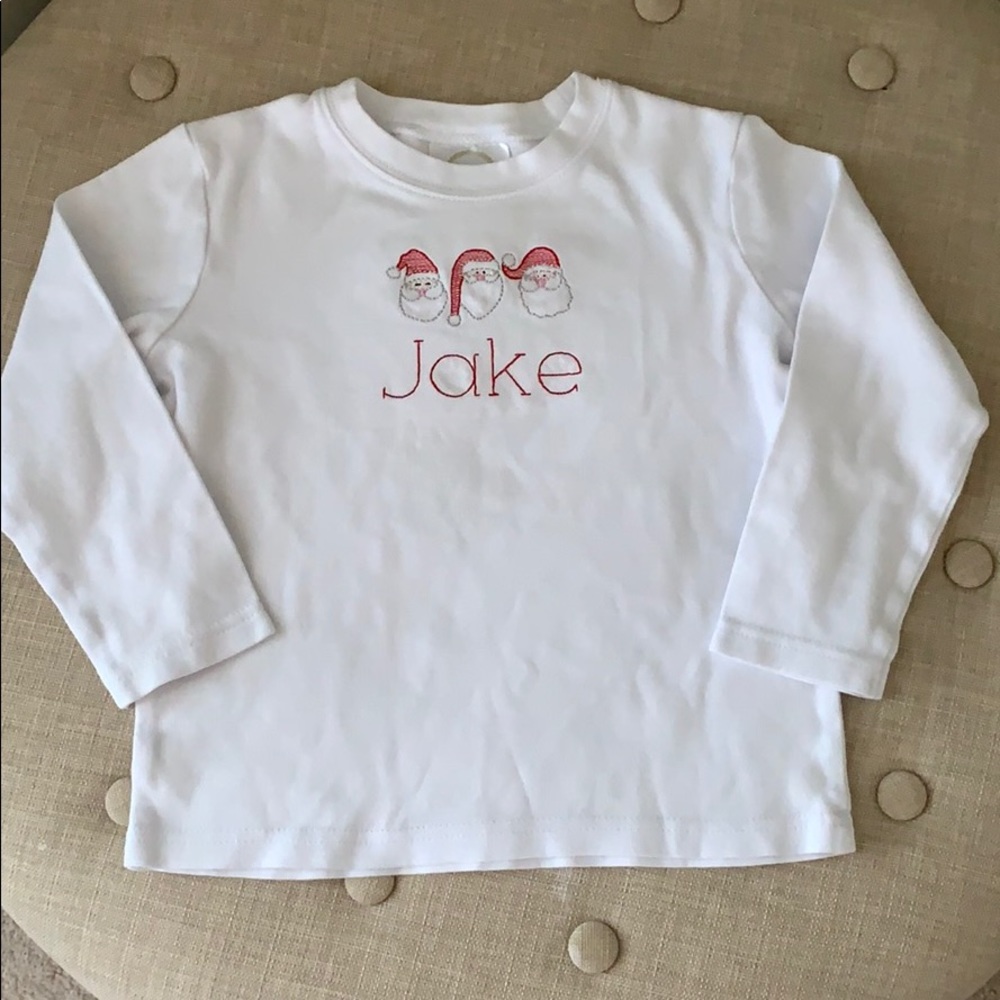 Blanks Boutique embroidered Jake Santa shirt